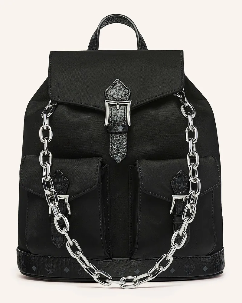 MCM Rucksack Aren Mini schwarz Schwarz