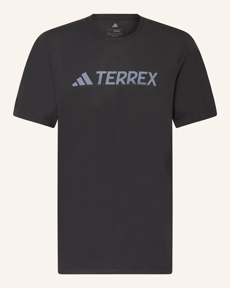 adidas T-Shirt Terrex Multi Climacool Logo Tech schwarz Schwarz