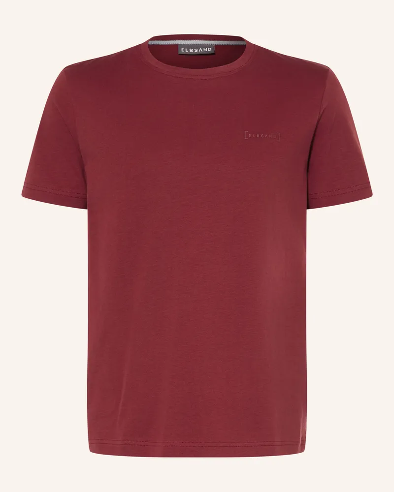 ELBSAND T-Shirt Edo rot Dunkelrot