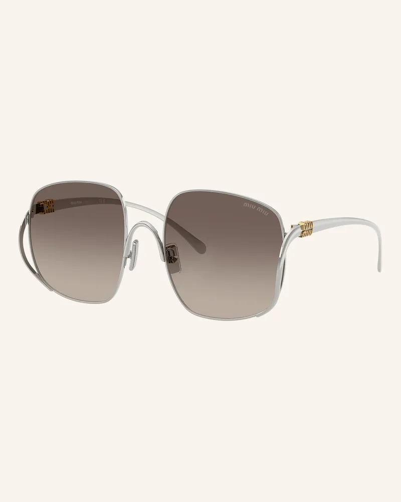 Miu Miu Sonnenbrille Mu a57s silber Silber
