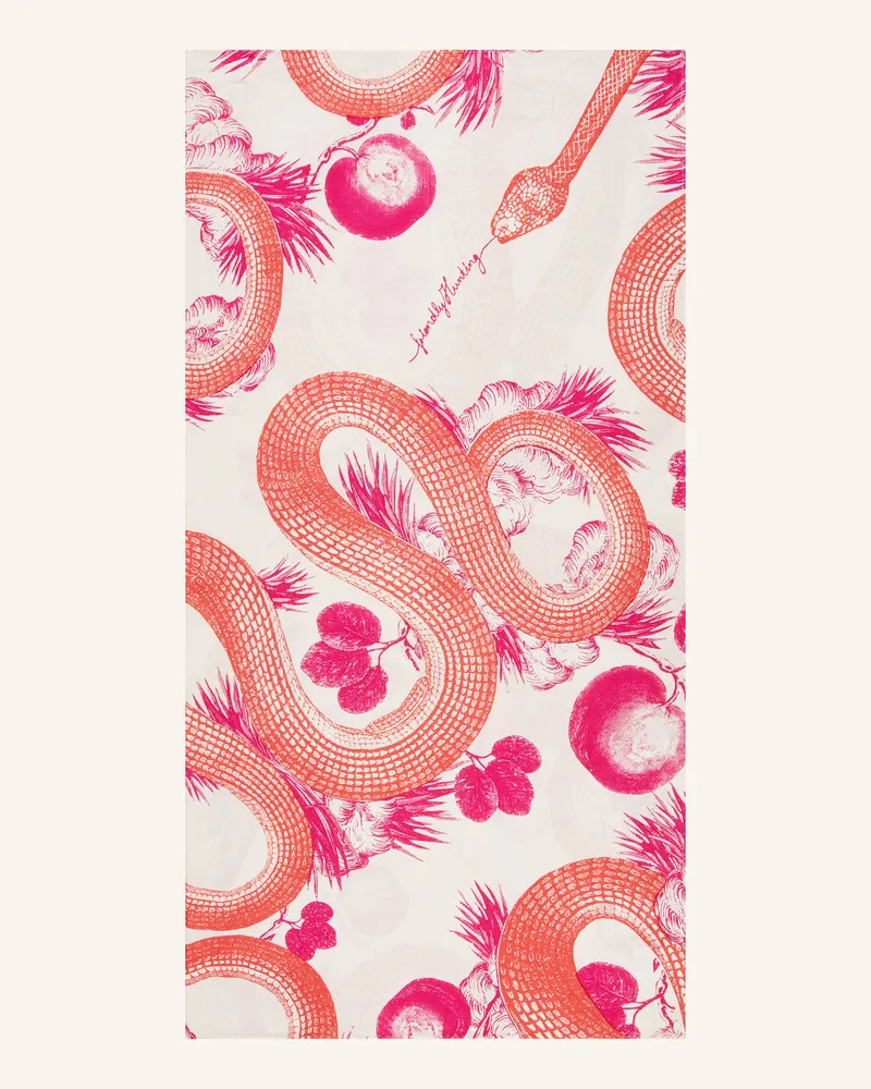 Friendly Hunting Seidentuch GARDEN EDEN Creme