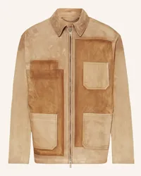 Golden Goose Lederjacke Braun