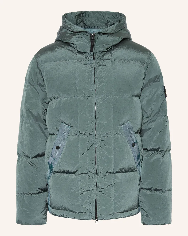 Stone Island Daunenjacke gruen Grün