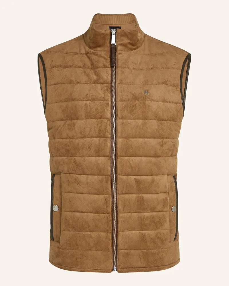 Karl Lagerfeld Weste braun Camel