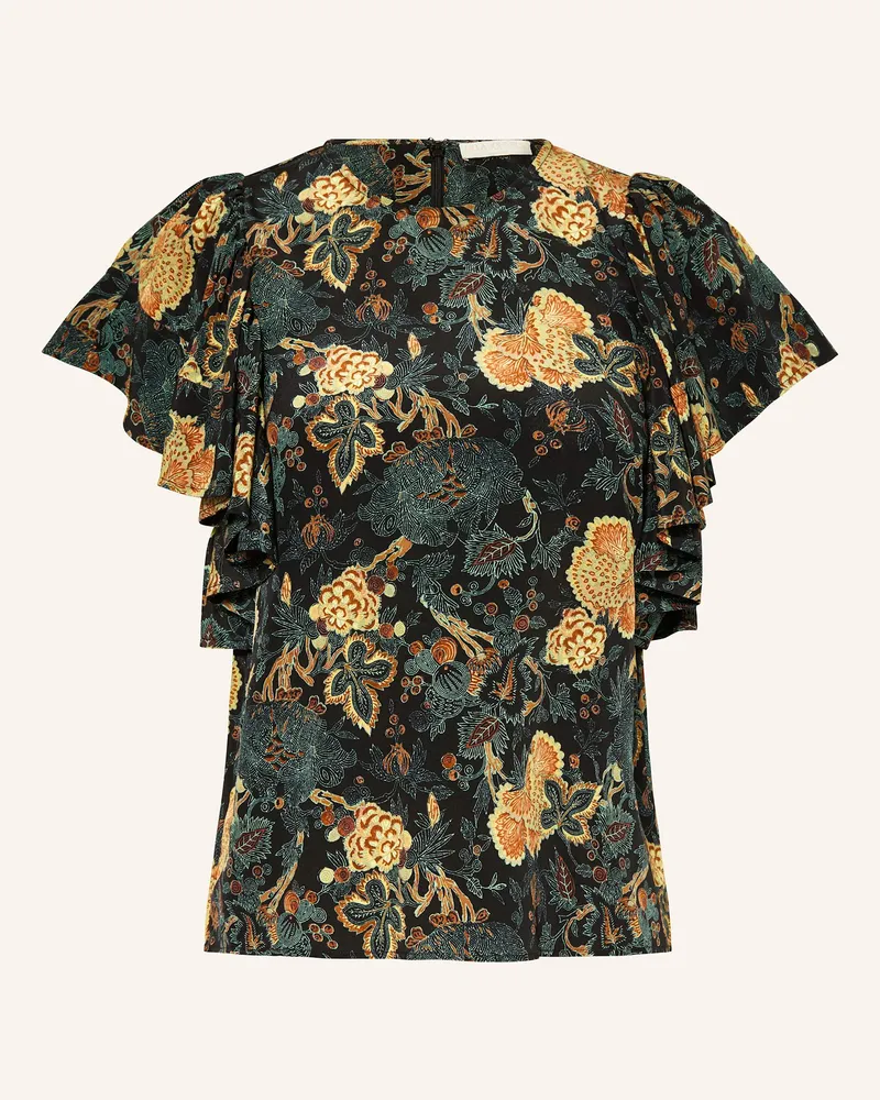 Ulla Johnson Blusenshirt LENA aus Seide Schwarz