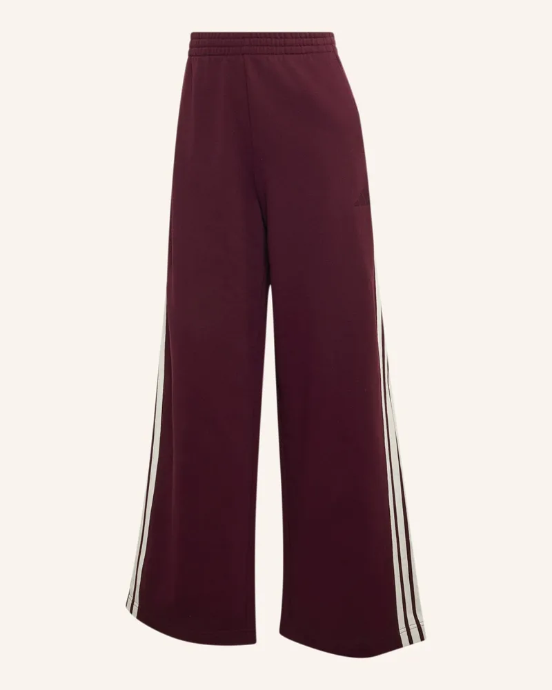 adidas Adidas Kit 3-Streifen Hose, Weit Geschnitten rot Rot