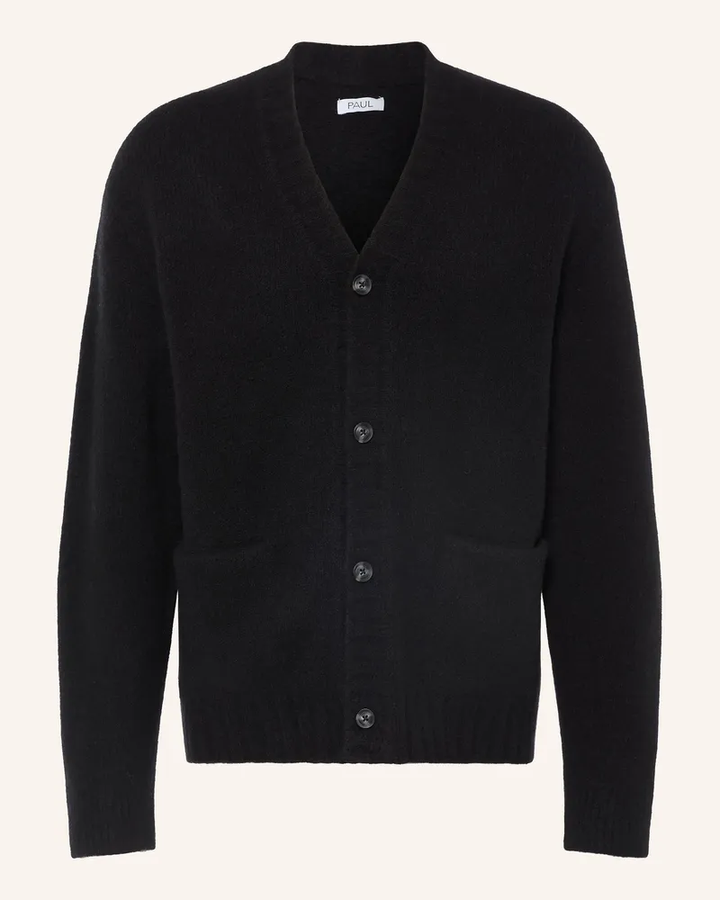 paul Strickjacke schwarz Schwarz