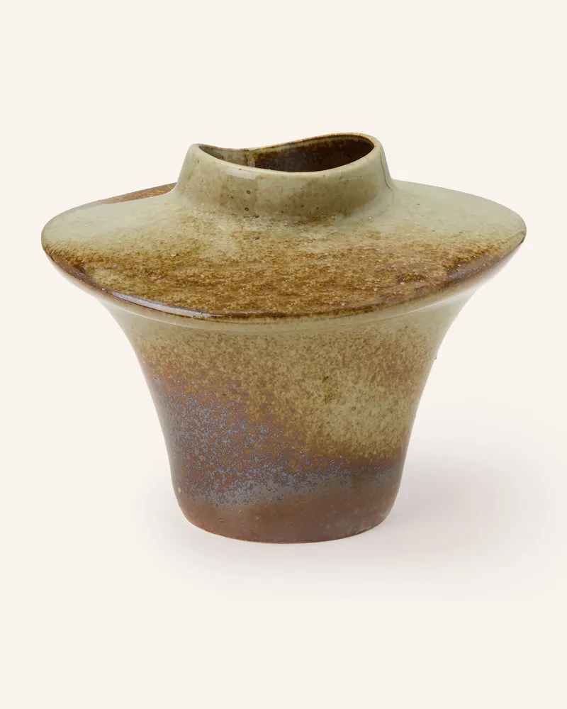 ferm LIVING Vase Evio gruen Khaki
