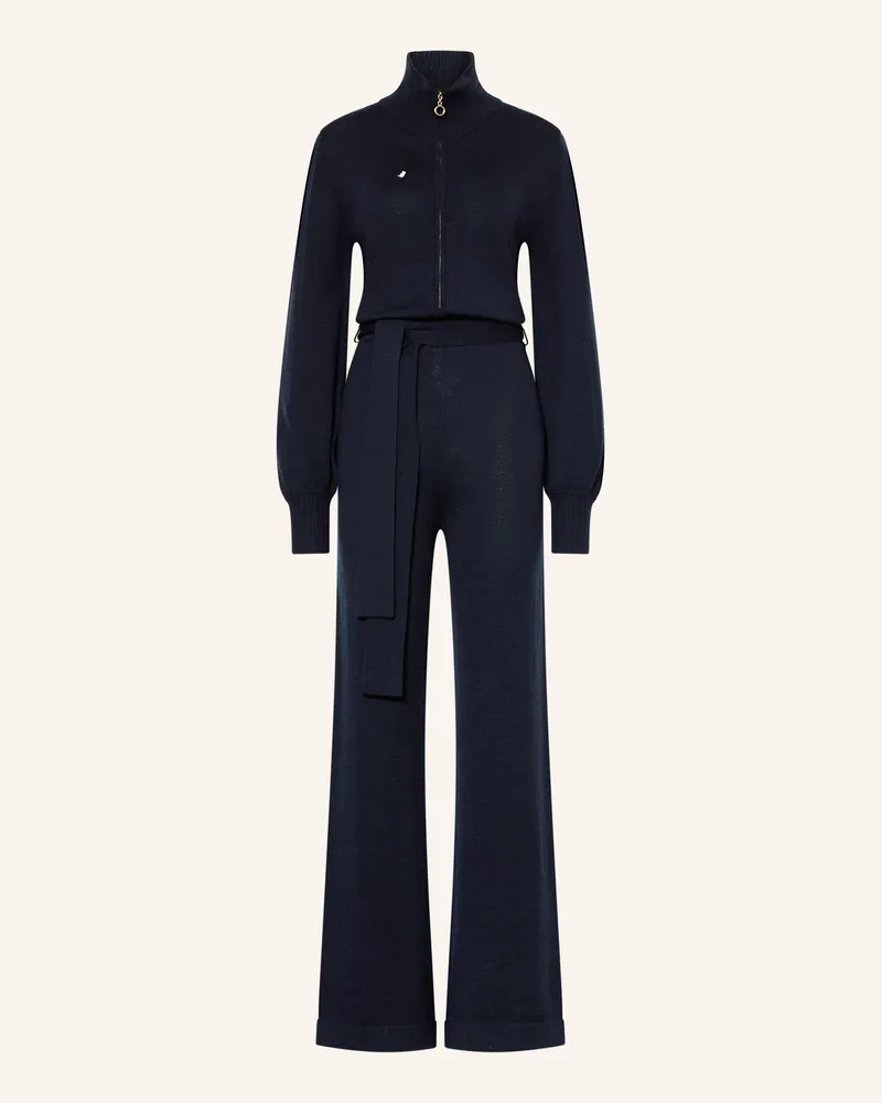 WE NORWEGIANS Jumpsuit aus Merinowolle Dunkelblau