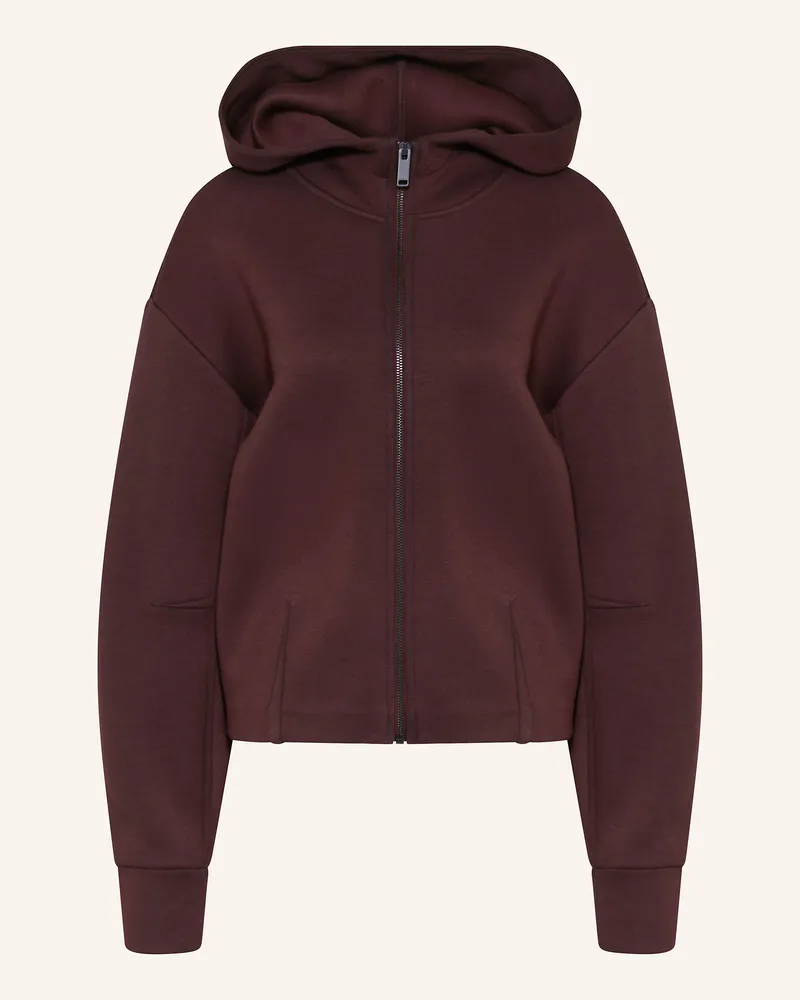 OPUS Sweatjacke GULNORA Dunkelbraun