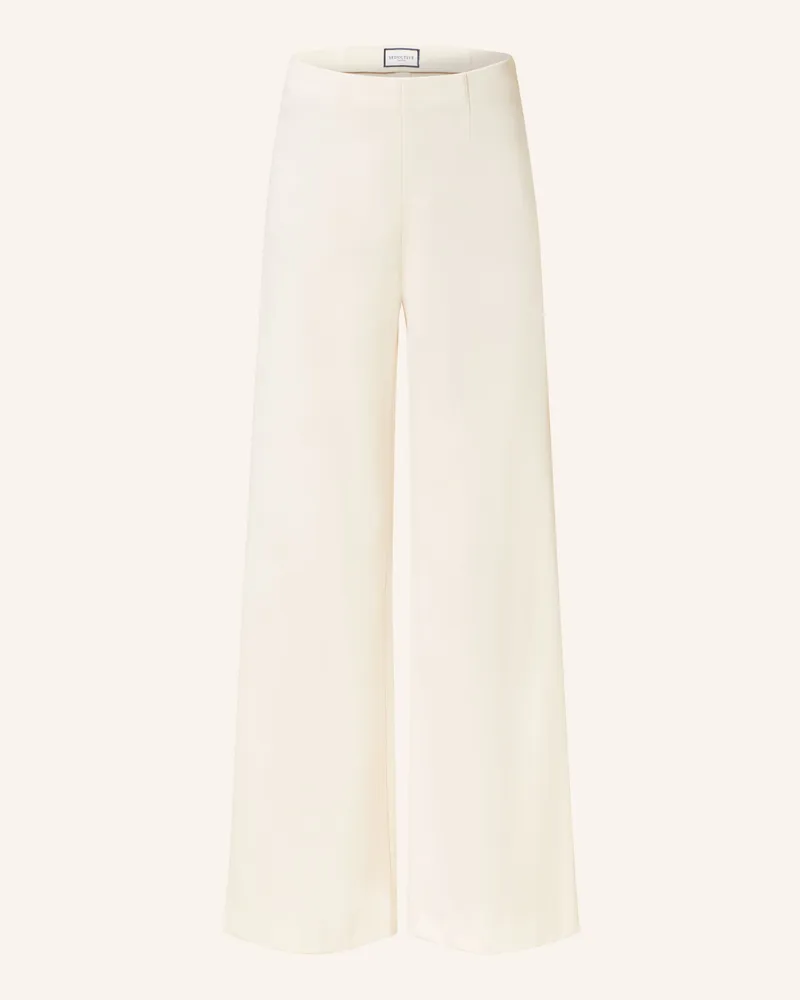 SEDUCTIVE  Marlenehose Kimberly Aus Jersey weiss Creme