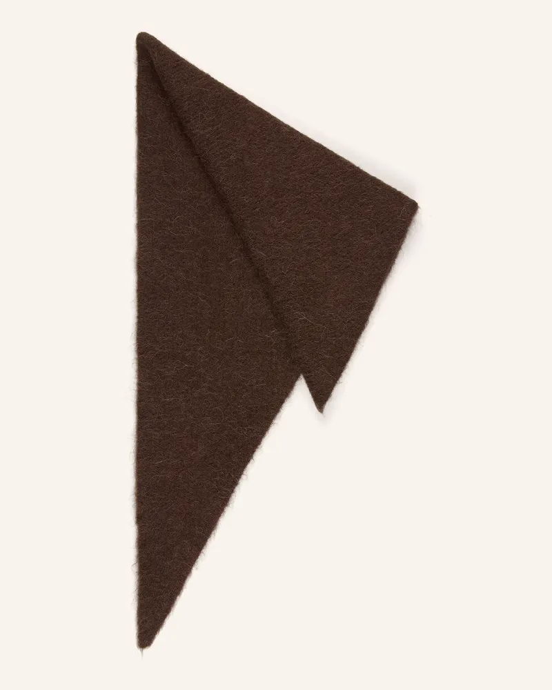 MOSS COPENHAGEN Dreieckstuch Mschbondie Hope braun Dunkelbraun