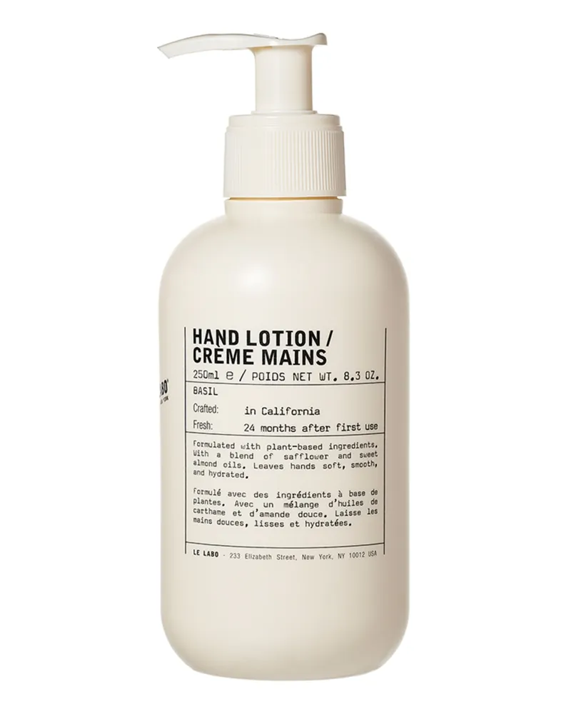Le Labo Basil / Sweet Almond Hand Lotion 250 ml 