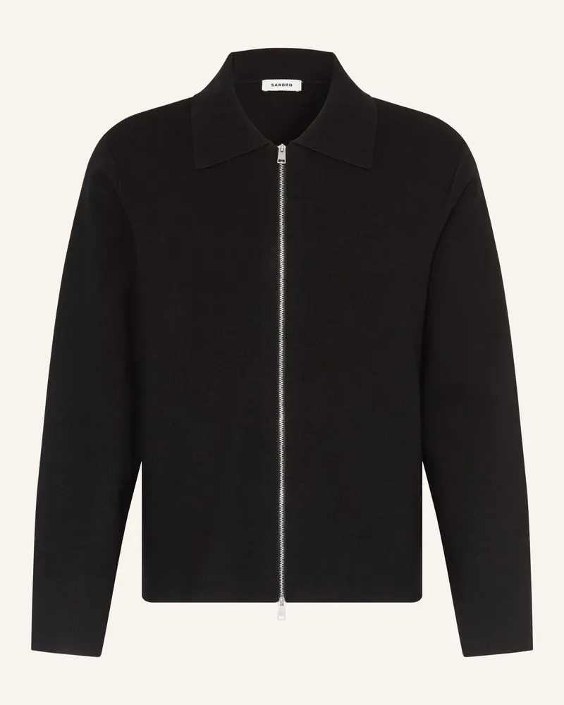 Sandro Strickjacke Schwarz
