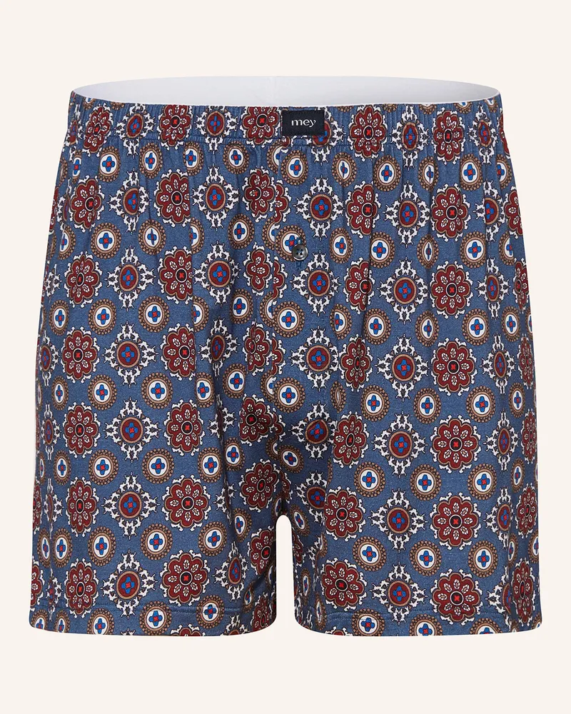 Mey Boxershorts Serie Elegant Pattern blau Blau