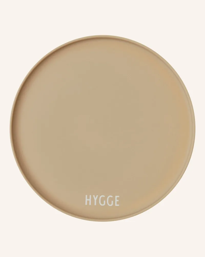 DESIGN LETTERS Dessertteller beige Beige