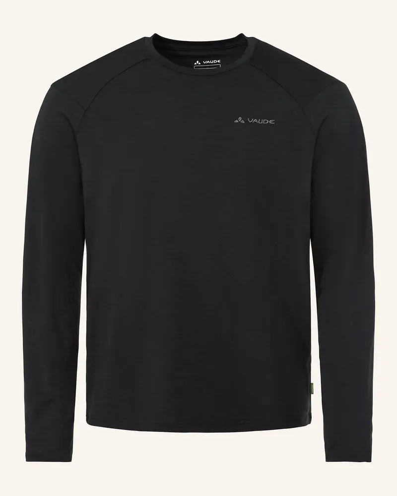 Vaude Funktionsshirt M Essential Wool Shirt schwarz Schwarz