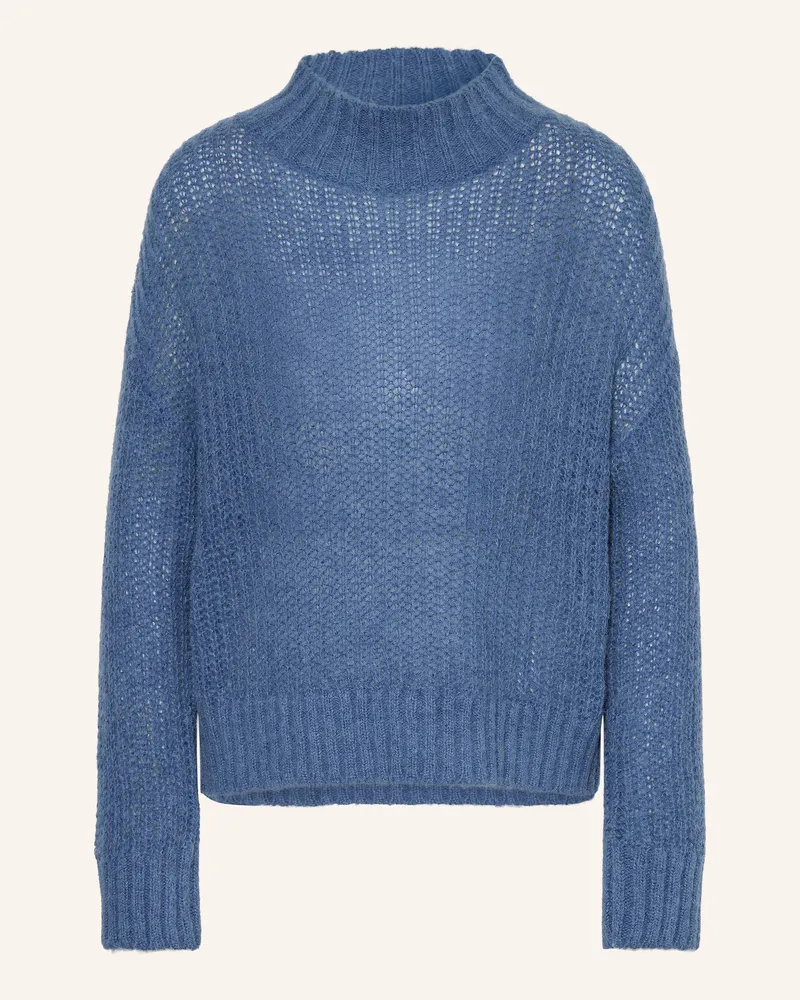 lilienfels Pullover Mit Alpaka blau Blaugrau