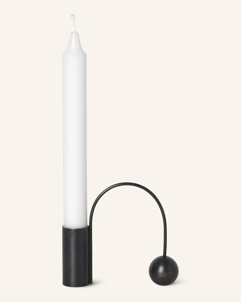 ferm LIVING Kerzenhalter BALANCE Schwarz