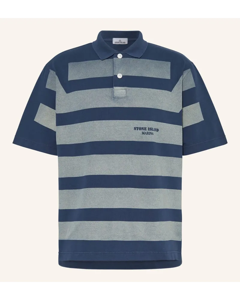 Stone Island Jersey-Poloshirt MARINA Blau