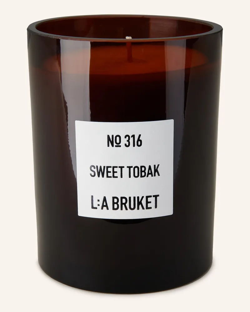 L:A Bruket Duftkerze Sweet Tobak braun Braun