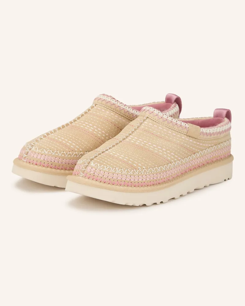 UGG Pantoletten Tasman Meadow beige Altrosa