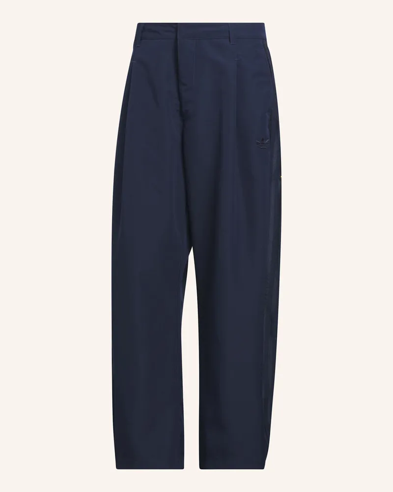 adidas Originals Gewebte Hose, Barrel Design blau Blau