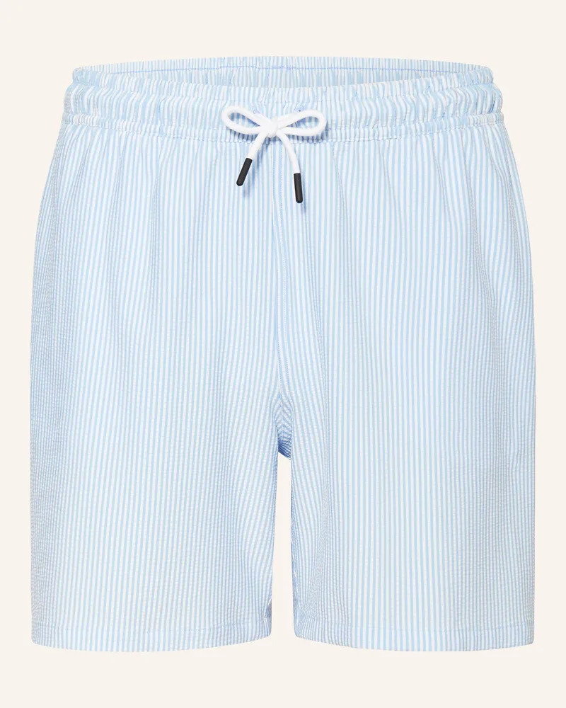 paul Badeshorts blau Hellblau