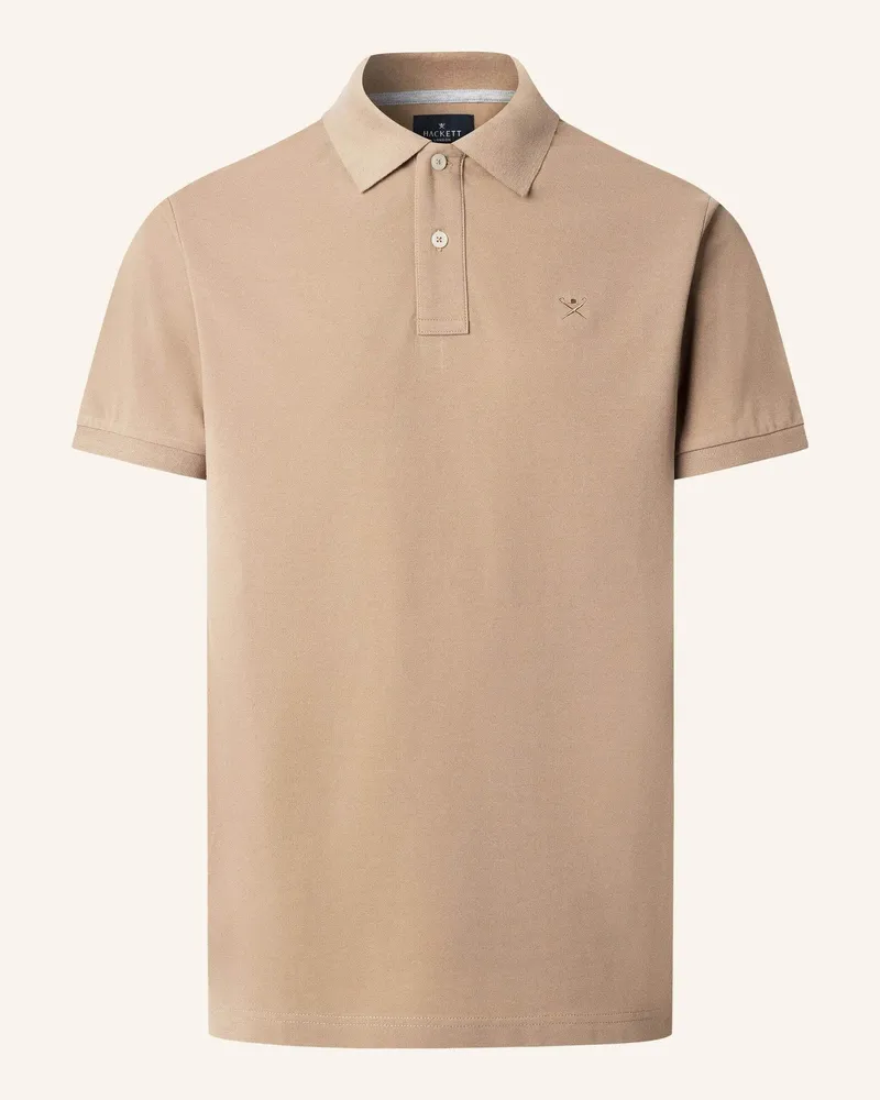 Hackett Poloshirt Slim Fit Logo beige Beige