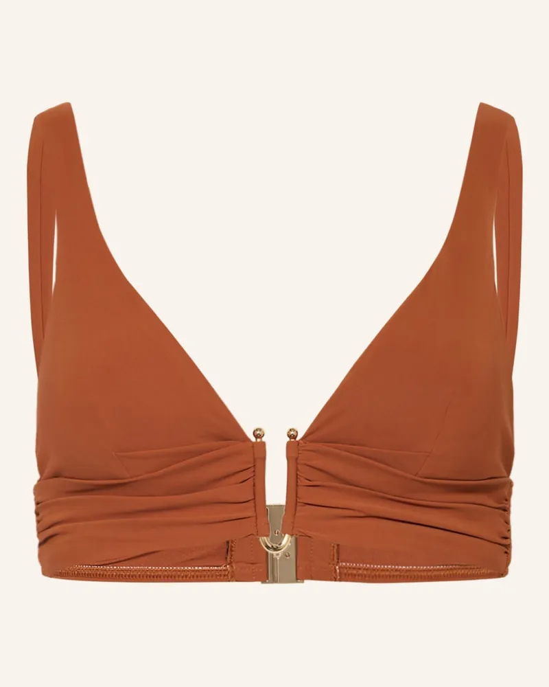 Maryan Mehlhorn Bralette-Bikini-Top HONESTY Braun