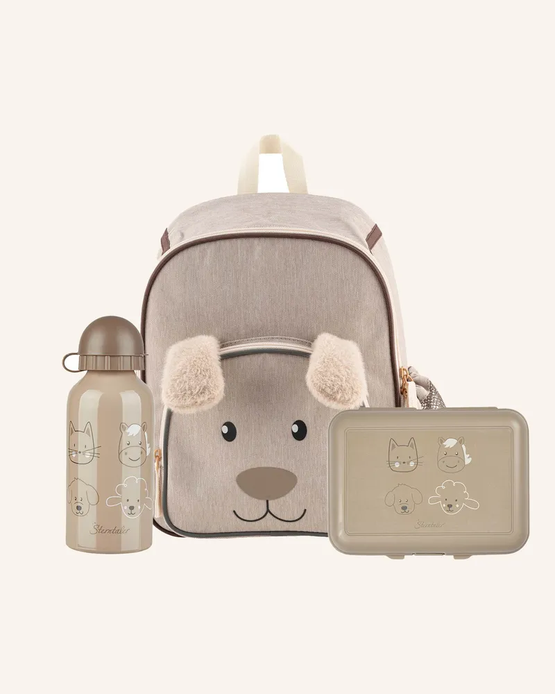 Sterntaler Kindergarten Set Hund Lucky beige Beige