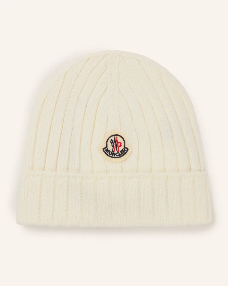 Moncler Mütze weiss Creme