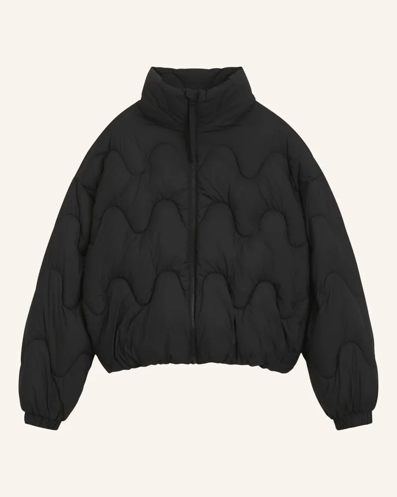 HUGO BOSS Jacke Falbala-1 Relaxed Fit schwarz Schwarz