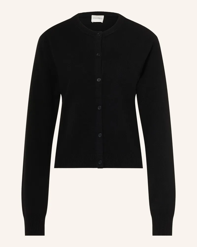 Closed Strickjacke schwarz Schwarz