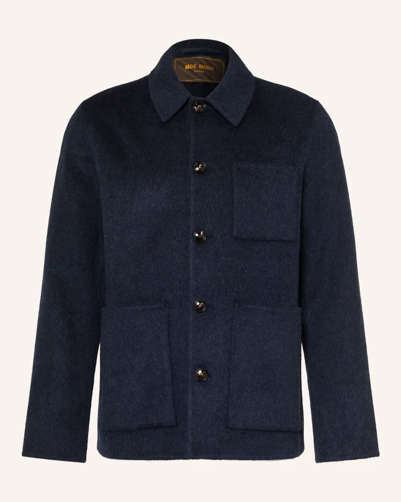 Mos Mosh Overjacket Mmgwarren blau Dunkelblau