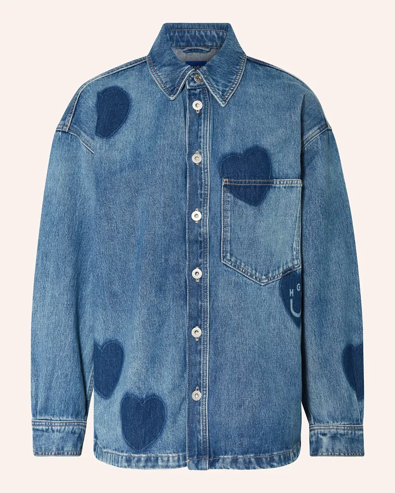 HUGO BOSS Jeans-Overshirt GARESA Blau