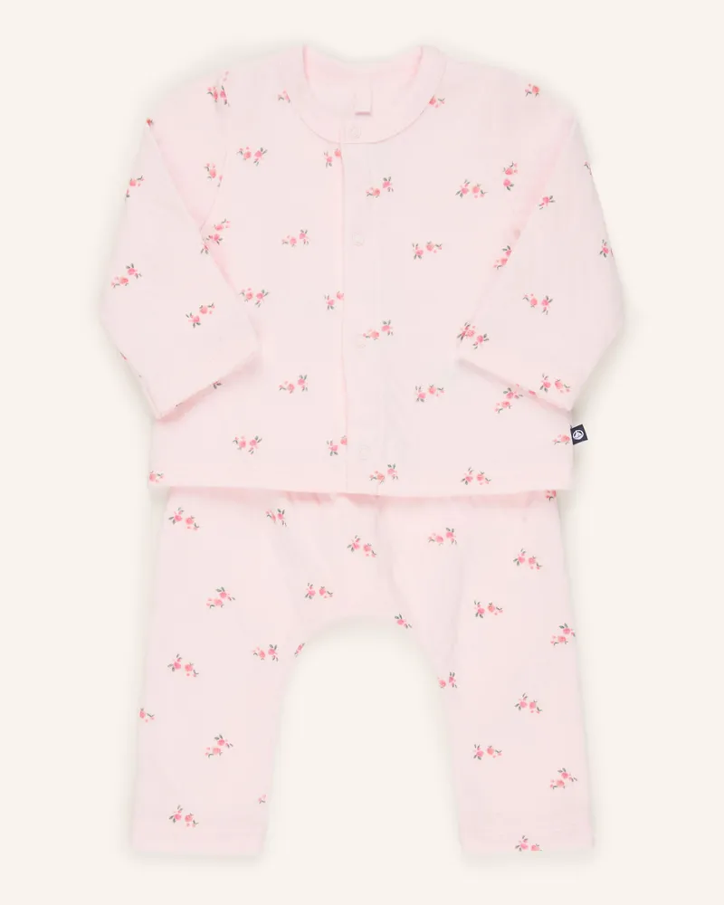 Petit Bateau Set: Sweatjacke und Leggings Hellrosa