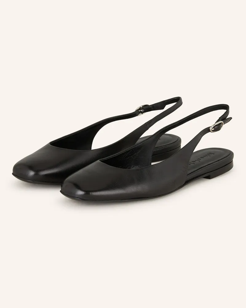 lilienfels Slingballerinas schwarz Schwarz