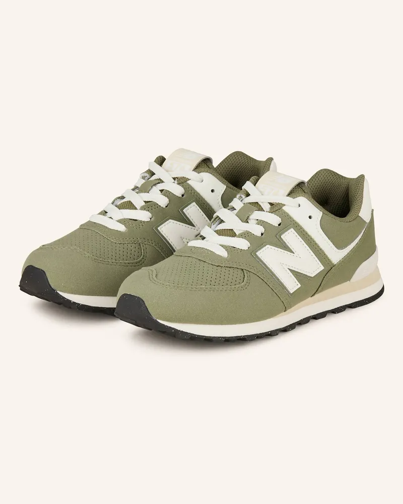 New Balance Sneaker 574 Oliv