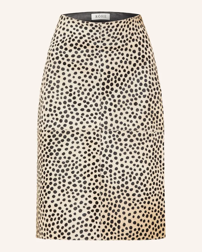 Róhe Lederrock beige Beige