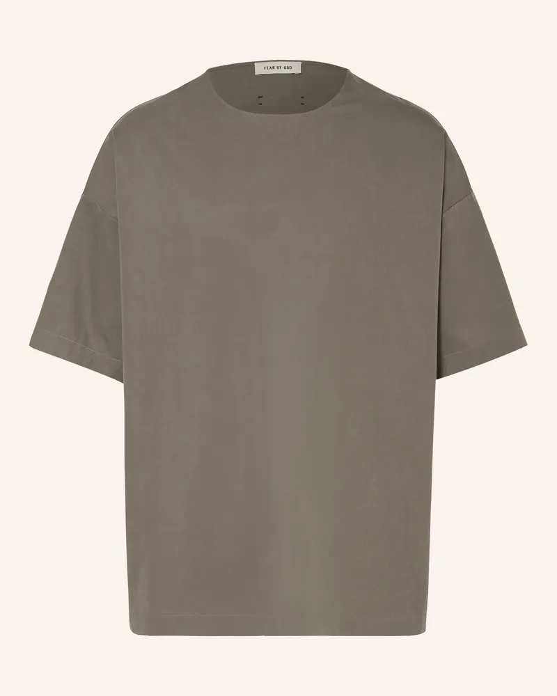 Fear of God Oversized-Shirt gruen Khaki