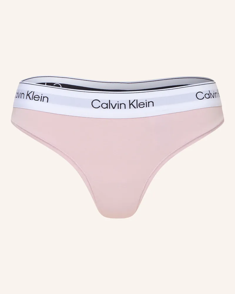 Calvin Klein String Icon Cotton Modal rosa Hellrosa