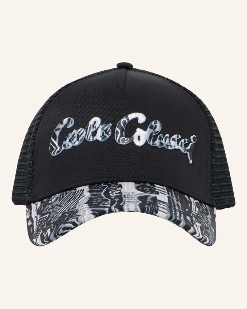 Carlo Colucci Unisex Truckercap - Knit Pixel DIEGHI Schwarz