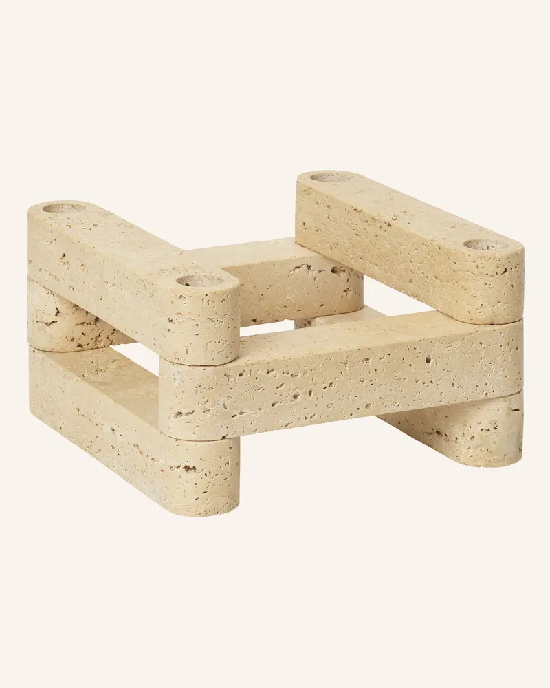 ferm LIVING Kerzenhalter NEWEL MODULAR Creme