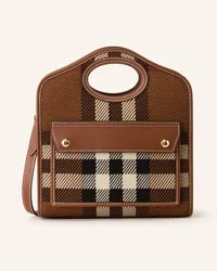 Burberry Handtasche POCKET MINI Braun