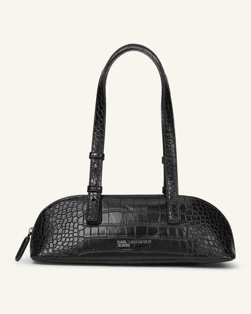 Karl Lagerfeld Schultertasche schwarz Schwarz