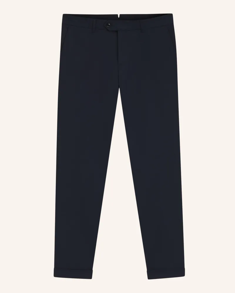 HUGO BOSS Business Hose C-GENIUS-PLTUWG-253F Slim Fit Dunkelblau