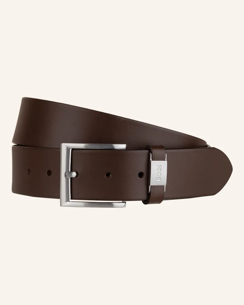 HUGO BOSS Gürtel CONNIO Dunkelbraun