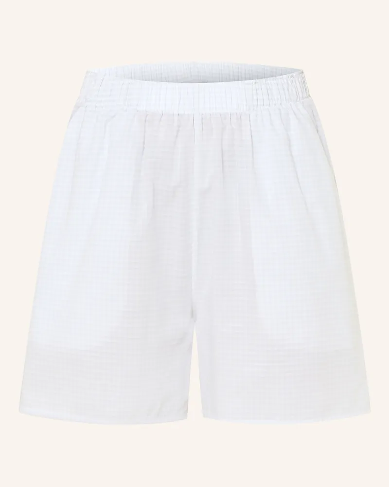 Hanro Schlafshorts Sleep & Lounge blau Hellgrün