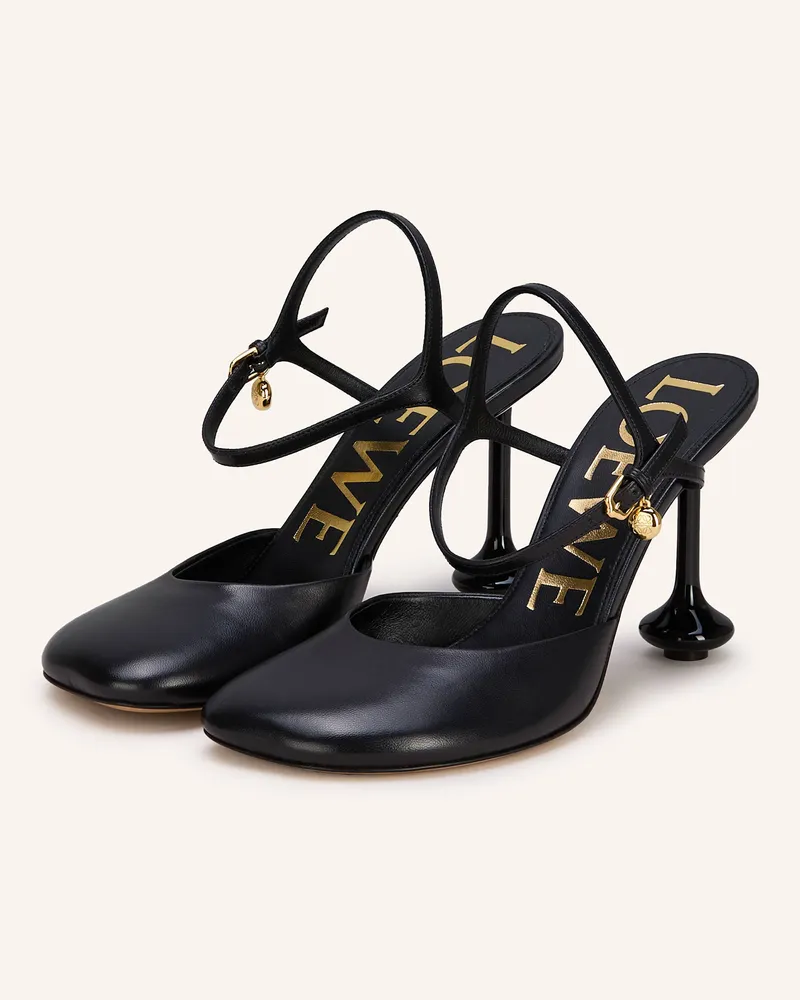 Loewe Slingpumps Toy schwarz Schwarz